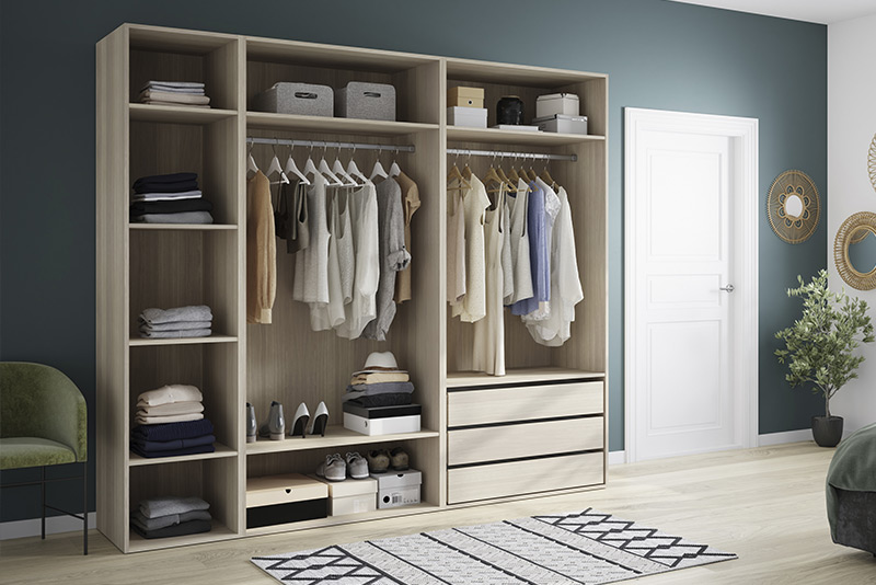 Dressing à composer Homny imitation chêne - Brico Dépôt