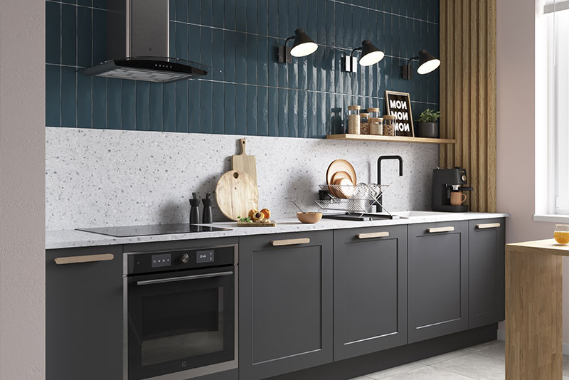 Modèle de cuisine Florie anthracite - Brico Dépôt