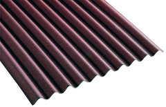 Plaque bitumeuse ondulée rouge L: 200 cm. l : 93 cm. Ép : 0,2 cm. Poids : 4,7 kg - Brico Dépôt
