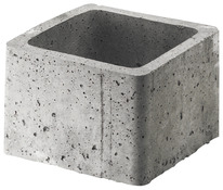 Réhausse béton 30 x 30 cm Haut. 20 cm. - Brico Dépôt