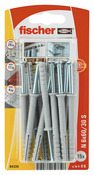 Lot de 15 chevilles nylon - Ø6 x 60/30 mm - Fischer - Brico Dépôt