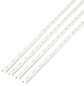 Lot de 4 crémaillères simple 200 cm "Lony" - h.1,99 m x p. 12 mm x l. 18 mm - Form - Brico Dépôt