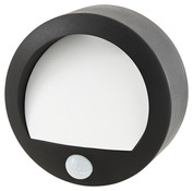 Applique à détection LED  noir IP44 "Melville" - Marque BLOOMA - Brico Dépôt