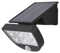 Projecteur solaire à détection noir - Marque BLOOMA - Brico Dépôt