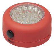Lampe 24 LED magnétique ronde - Rouge - Diall - Brico Dépôt