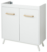 Meuble sous-vasque à poser "Ladoga" - Blanc - l.80 cm - Cooke and Lewis - Brico Dépôt