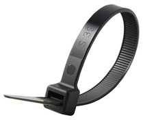 Lot de 100 colliers de fixation noir 9 x 200 mm - Brico Dépôt