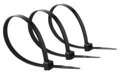 Lot de 100 colliers de fixation noir 9 x 300 mm - Brico Dépôt