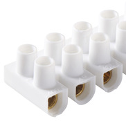 Barrette de connexion à visser - 12 x 2 entrées - 4 mm - Brico Dépôt