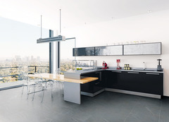 Carrelage intérieur sol/mur "Slate see" gris anthracite - l. 30 cm x L. 60 cm - Colours - Brico Dépôt