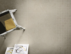 Carrelage de sol intérieur "Soft Lime Stone Warm" beige - l. 30,8  x L. 61,5 cm - Colours - Brico Dépôt