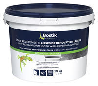 Colle revêtements lisses pour rénovation légère en pot de 10 kg - Bostik - Brico Dépôt