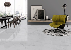 Carrelage de sol intérieur "Elegance Marble" blanc - l. 30 x L. 60 cm - Colours - Brico Dépôt