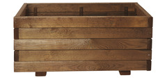 Bac à fleurs en bois 80 x 40 cm acier galvanisé ou en aluminium - Brico Dépôt