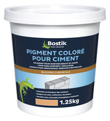 Colorant orange pour ciment  - 1.25 kg - Bostik - Brico Dépôt