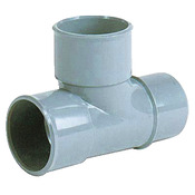 Té pied de biche PVC - 87 ° M/F Ø 40 mm - Fitt - Brico Dépôt