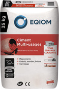 Ciment tous travaux de maçonnerie CEM II CPJ 32,5 (sac de 35 kg) - Brico Dépôt