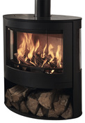 Poêle à bois "Iris" noir - 7,8 kW - Panadero - Brico Dépôt