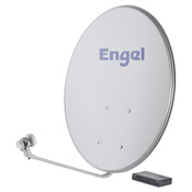 Antenne satellite 80 cm + récepteur FTA - Brico Dépôt