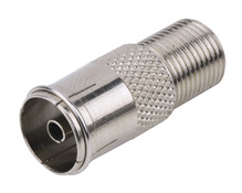 Connecteur coaxial 9,5 mm F / F type F - Blyss - Brico Dépôt