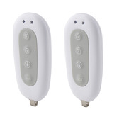 Lot de 2 télécommandes L. 7,1 x l. 3,8 x H. 1,2 cm. - Brico Dépôt