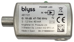 Amplificateur intérieur TV/SAT coaxial - Blyss - Brico Dépôt