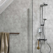 Lambris PVC imitation béton clairl. 37,5 cm L. 2,60 m - Dumaplast - Brico Dépôt