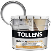 Sous-couche acrylique plaque de plâtre blanc 10 L - Tollens - Brico Dépôt