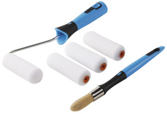 Lot de 5 pieces rouleau et pinceau - Diall - Brico Dépôt