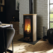 Poêle à bois Angel Sand 8 kW - Panadero - Brico Dépôt