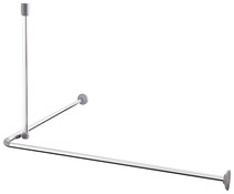 Barre de douche angle "Nira" chrome - Cooke and Lewis - Brico Dépôt