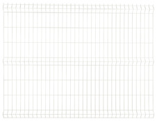 Panneau de clôture grillagée blanc 1,5x2m - Marque BLOOMA - Brico Dépôt