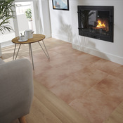 Carrelage de sol intérieur "Cotto" terracotta - l. 33,8 x L. 33,8 cm - Brico Dépôt