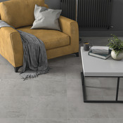 Carrelage de sol intérieur "Reclaimed Concrete" gris - l. 45 x L. 45 cm - Colours - Brico Dépôt