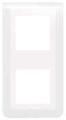 Plaque 2 x 2 modules vertical "Mosaic" blanc - Legrand - Brico Dépôt