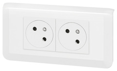 Kit complet 2 prises encastrables "Mosaic" - Legrand - Brico Dépôt