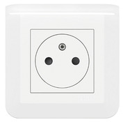 Lot 10 prises avec terre " Mosaic" blanc - Legrand - Brico Dépôt