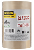 Lot de 3 rouleaux adhésifs emballage Scotch - 66 m x 50 mm - Brico Dépôt