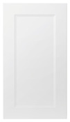 Façade 1 porte 40cm "Florie" blanc mat - L. 39.7 x H. 71.5cm - Cooke and Lewis - Brico Dépôt