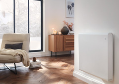 Radiateur électrique à inertie sèche Iriya blanc 1000 W - GoodHome - Brico Dépôt