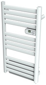 Sèche-serviettes électrique blanc "Mestia" 500 W + soufflerie 1000 W - Brico Dépôt
