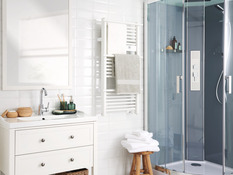 Sèche-serviettes "Solna" 500 W H. 107 x L. 54,5 cm - GoodHome - Brico Dépôt