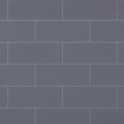 Crédence réversible métro anthracite / laqué - l.200 x H.60 cm ep 3 mm - GoodHome - Brico Dépôt