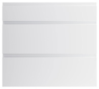 Façade 1 tiroir + 2 casseroliers "Garcinia" gris brillant l.79,7 x h.71,5 cm - GoodHome - Brico Dépôt