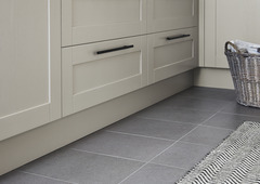 lot de poignée noir mat "Annatto" L 51,0 cm - GoodHome - Brico Dépôt