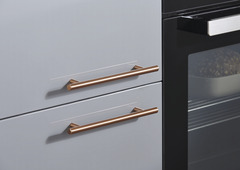 Lot de 2 poignées effet cuivre " Annatto" L 22,0 cm - GoodHome - Brico Dépôt