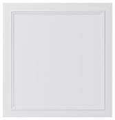Façade de cuisine électro "Artemisia" blanc moulure l.59,7 x h.62,6 cm - GoodHome - Brico Dépôt