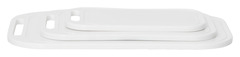 3 planches à découper en plastique blanc - GoodHome - Brico Dépôt