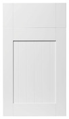 Façade 1 porte + 1 tiroir "Alpinia" blanc l.39,7 x h.71,5 cm - GoodHome - Brico Dépôt