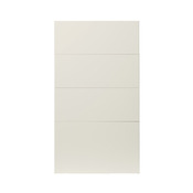 Façade 3 tiroirs + 1 casserolier "Stevia" crème l.39,7 x h.71,5 cm - GoodHome - Brico Dépôt